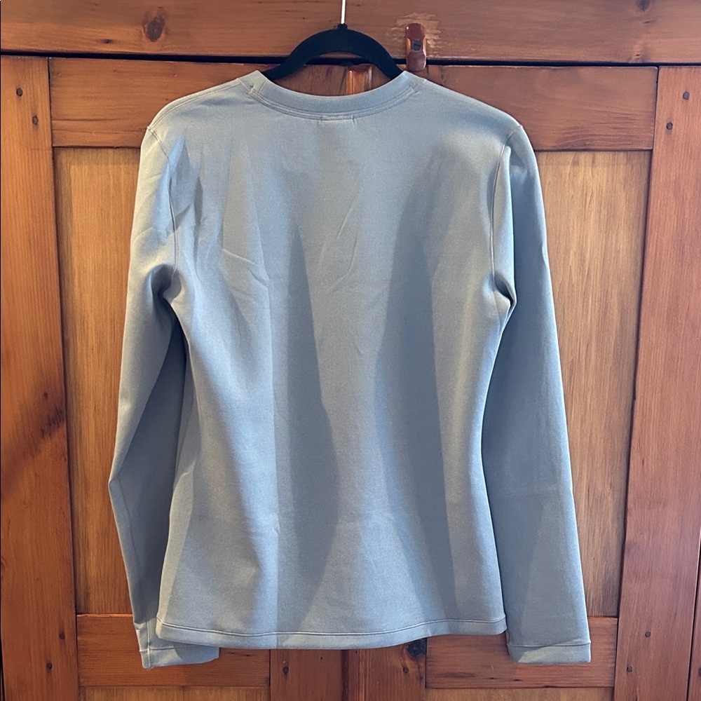 Nike Pro Dri Fit Gray Long Sleeve Shirt, Size L, NWT - Picture 4 of 6